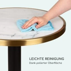 Patras Jewel Marmor-Tisch Jugendstil Ø: 57,5 Cm H: 75 Cm Gusseiserner Standfuß -Gartenmöbel 10035982 de 0004 logo