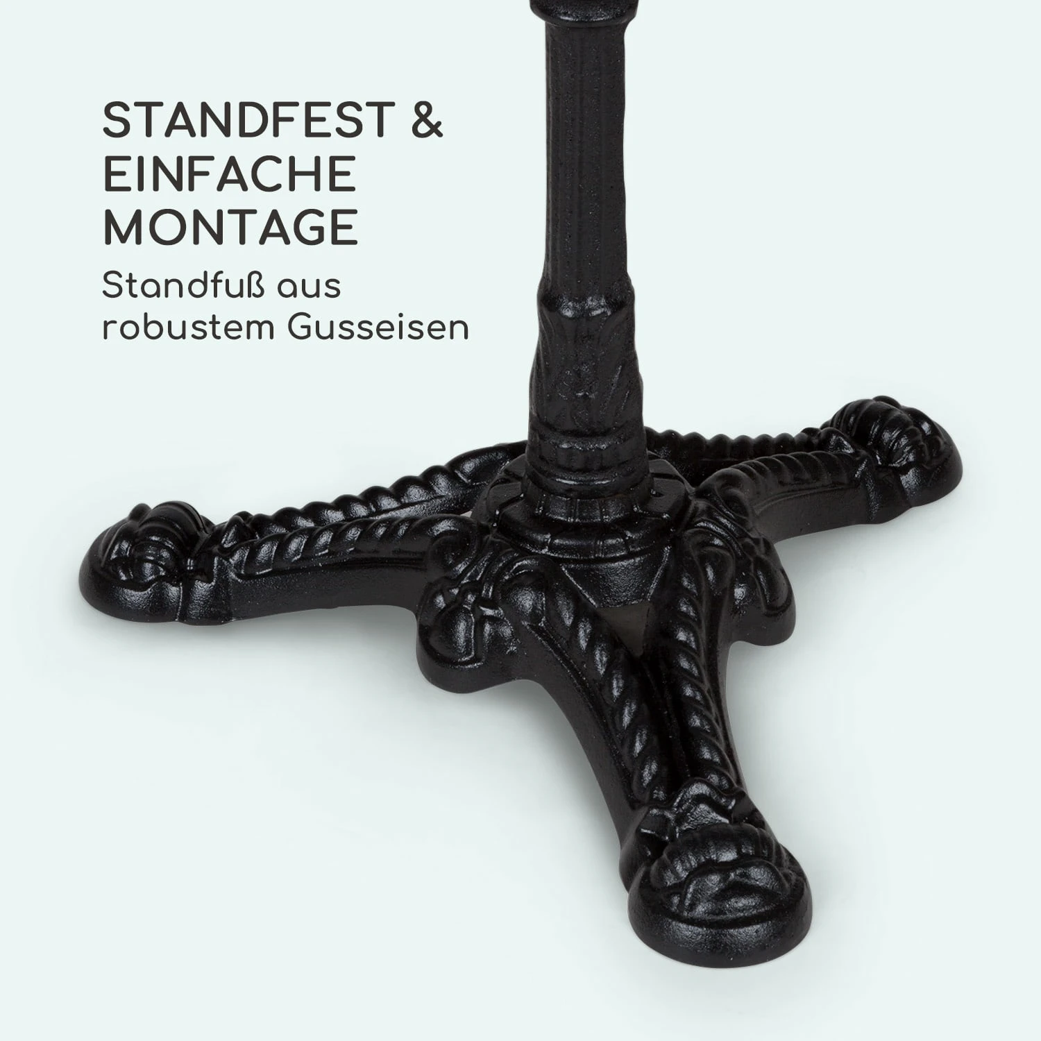 Patras Lux Bistro-Tisch Mit Dreifuß Marmortisch Ø: 57,5 Cm Höhe: 72 Cm 5 Patras Lux Bistro-Tisch Mit Dreifuß Marmortisch Ø: 57,5 Cm Höhe: 72 Cm – Bild 5