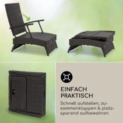 Kos Lounger Liegestuhl Mit Fußteil Stahlrahmen 6-Positionen 9 Kos Lounger Liegestuhl Mit Fußteil Stahlrahmen 6-Positionen -Gartenmöbel 10035990 de 0004 usp