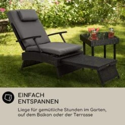 Kos Lounger Liegestuhl Mit Fußteil Stahlrahmen 6-Positionen 10 Kos Lounger Liegestuhl Mit Fußteil Stahlrahmen 6-Positionen -Gartenmöbel 10035990 de 0005 usp