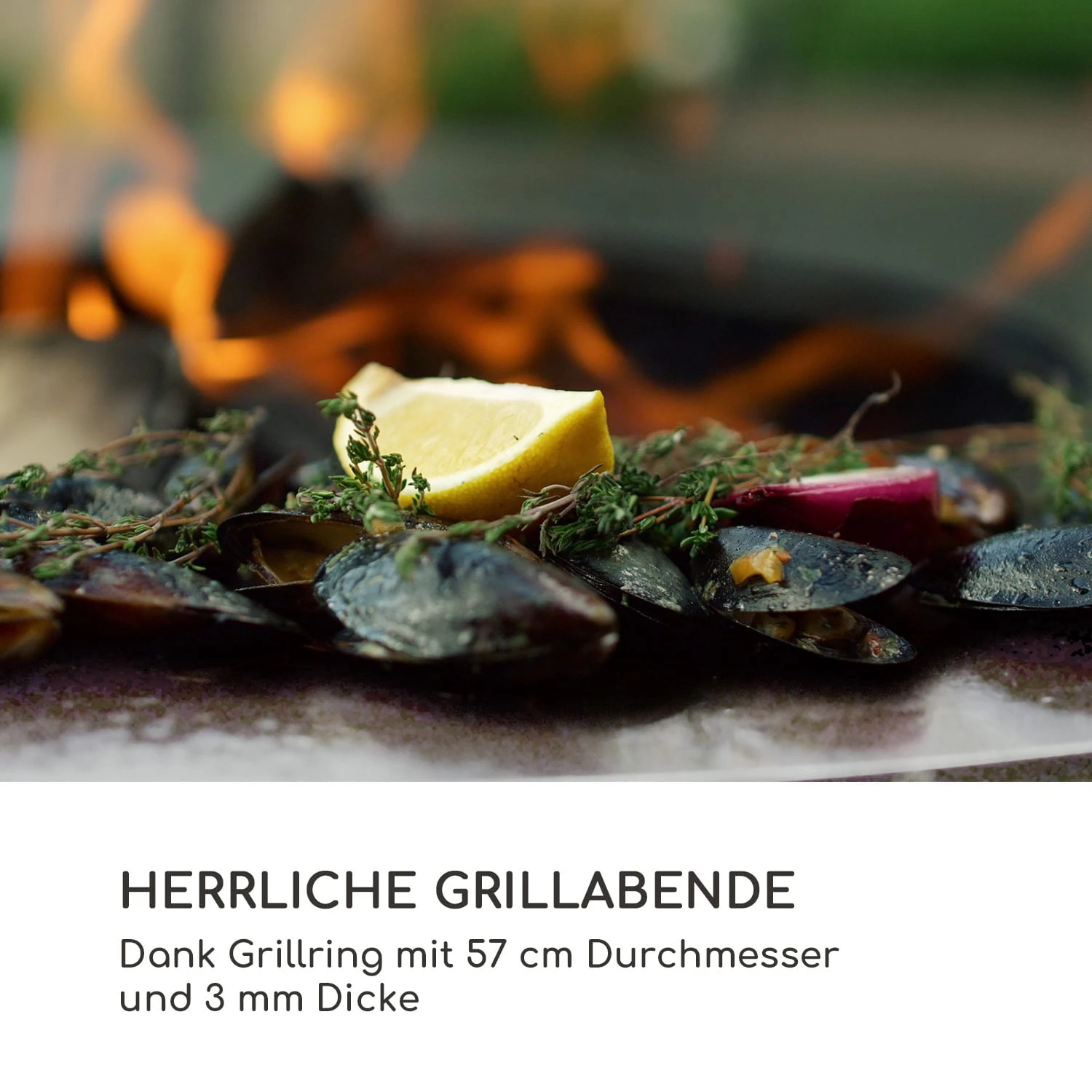 Savage 2.0 Tall Feuerschale Mit Grill Bambus-Seitentische Inkl. Wetterschutz 2 Savage 2.0 Tall Feuerschale Mit Grill Bambus-Seitentische Inkl. Wetterschutz – Bild 2