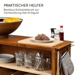 Savage 2.0 Wide Feuerschale Grill Bambus-Schneidebrett Wetterschutz -Gartenmöbel 10036089 de 0003 logo