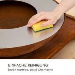 Savage 2.0 Wide Feuerschale Grill Bambus-Schneidebrett Wetterschutz -Gartenmöbel 10036089 de 0006 logo