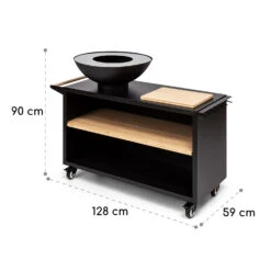 Savage 2.0 Wide Feuerschale Grill Bambus-Schneidebrett Wetterschutz -Gartenmöbel 10036090 yy 0009 logo