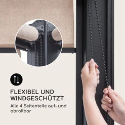 Pantheon Cortina Pergola Ersatzseitenwand Set: 4 Wände 200 G/m² Polyester-Tuch 3x3m 10 Pantheon Cortina Pergola Ersatzseitenwand Set: 4 Wände 200 G/m² Polyester-Tuch 3x3m -Gartenmöbel 10036116 de 0005 logo