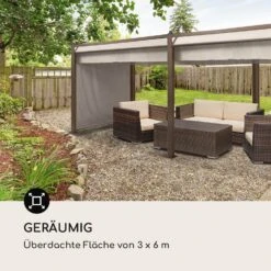 Pantheon Cortina Pergola Ersatzdach 200 G/m² Polyester-Tuch 3x6 M Inkl. Seilzug 9 Pantheon Cortina Pergola Ersatzdach 200 G/m² Polyester-Tuch 3x6 M Inkl. Seilzug -Gartenmöbel 10036132 de 0004 logo