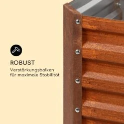 Rust Grow Hochbeet Gartenbeet Verzinktes Stahlblech Rost-Finish -Gartenmöbel 10036159 de 0005 logo