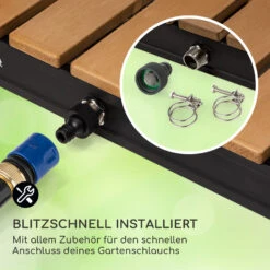 Sumatra Breeze Square Gartendusche WPC Aluminium 70x55cm Eckig -Gartenmöbel 10036436 de 0005 usp