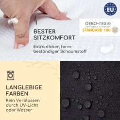 Sylt Polsterauflage Sesselauflage Kopfkissen Polyester 50x120x9cm -Gartenmöbel 10036544 de 0004 usp