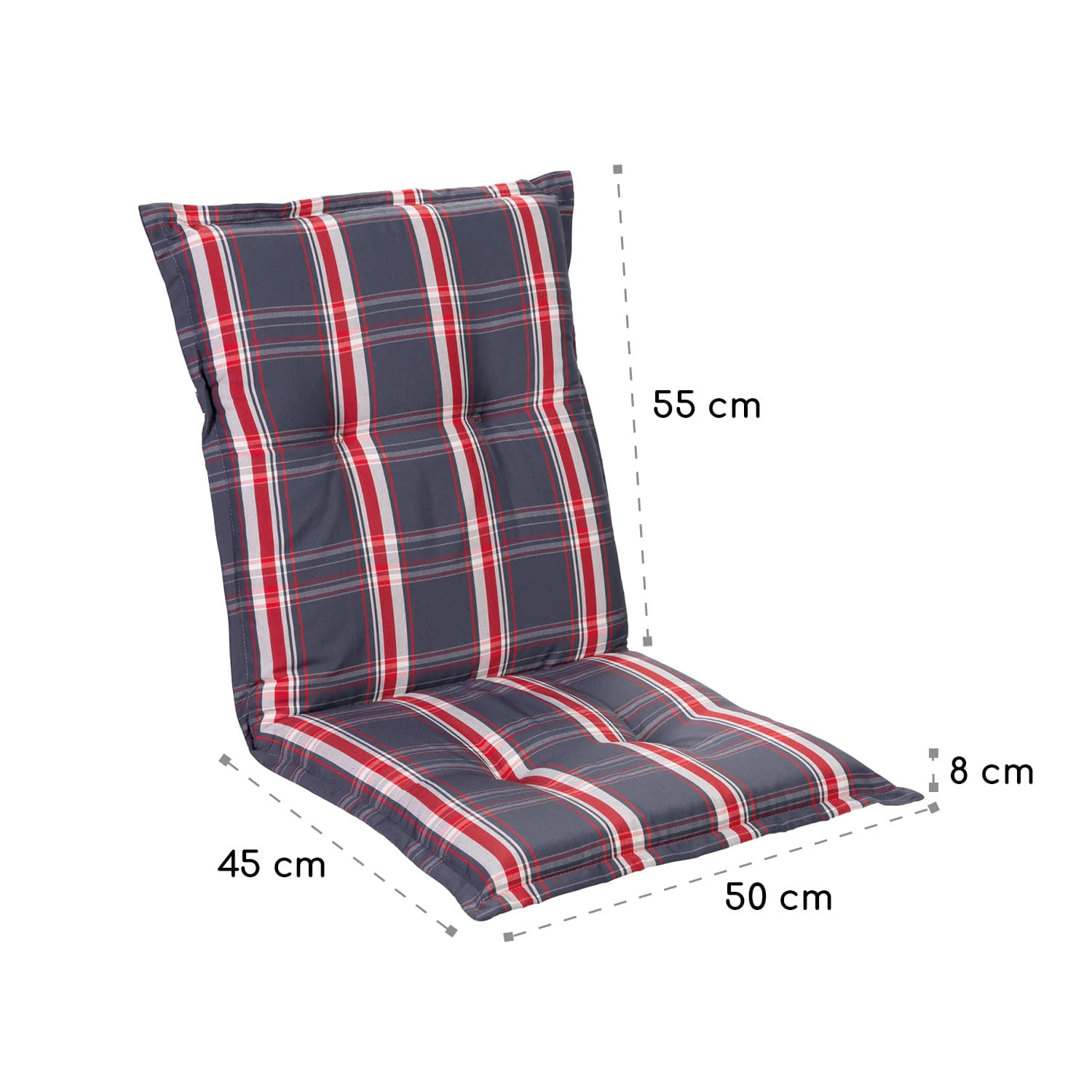 Prato Polsterauflage Sesselauflage Gartenstuhl PE 50x100x8cm 5 Prato Polsterauflage Sesselauflage Gartenstuhl PE 50x100x8cm – Bild 5