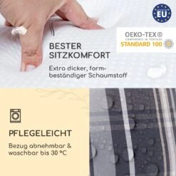 Sylt Polsterauflage Sesselauflage Kopfkissen Polyester 50x120x9cm -Gartenmöbel 10037336 de 0004 logo