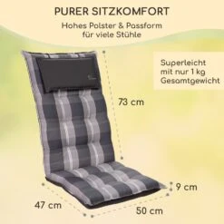 Sylt Polsterauflage Sesselauflage Kopfkissen Polyester 50x120x9cm -Gartenmöbel 10037336 de 0005 logo