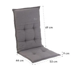 Coburg Polsterauflage Sesselauflage Gartenstuhl Polyester 53x117x9cm -Gartenmöbel 10037379 yy 0005 logo