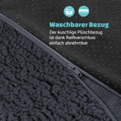 Luna Hundebett Waschbar Orthopädisch Rutschfest Memory-Schaum Größe M -Gartenmöbel 10037546 de 0005 logo