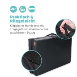 Hundebett Hundematte | Waschbar | Orthopädisch | Rutschfest | Atmungsaktiv | Klappbar Memory-Schaum | Größe XL (120 X 10 X 85 Cm) -Gartenmöbel 10037571 de 0005 logo