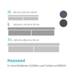 Paco Hundebett Waschbar Orthopädisch Rutschfest Atmungsaktiv Größe L -Gartenmöbel 10037573 de 0007 logo