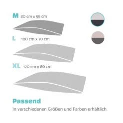 Henry Hundebett Waschbar Orthopädisch Rutschfest Memory-Schaum Größe M -Gartenmöbel 10037576 de 0007 logo