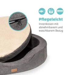 Lotte Hundebett Waschbar Orthopädisch Memory-Schaum Größe XL -Gartenmöbel 10037581 de 0005 logo