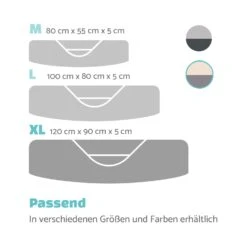 Lotte Hundebett Waschbar Orthopädisch Memory-Schaum Größe XL -Gartenmöbel 10037581 de 0007 logo