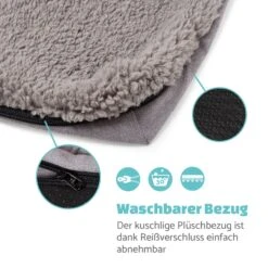 Bruno Hundebett Hundekorb | Waschbar | Orthopädisch | Rutschfest | Atmungsaktiv | Memory-Schaum | Größe XL (120 X 17 X 85 Cm) -Gartenmöbel 10037585 de 0005 logo