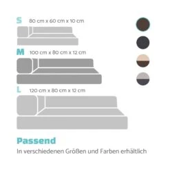 Odin Hundesofa Waschbar Orthopädisch Rutschfest Memory-Schaum Größe M -Gartenmöbel 10037589 de 0007 logo