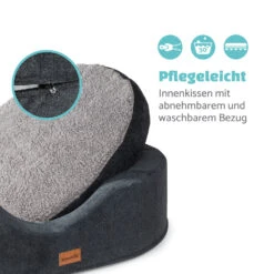 Lotte Hundebett Waschbar Orthopädisch Rutschfest Atmungsaktiv Größe M -Gartenmöbel 10037590 de 0005 logo