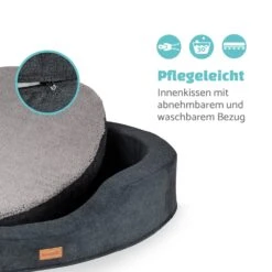 Lotte Hundebett Waschbar Rutschfest Memory-Schaum Größe XL -Gartenmöbel 10037592 de 0005 logo