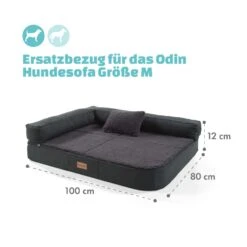 Odin Hundesofa Ersatzbezug | Waschbar | Rutschfest | Atmungsaktiv | Größe M (100 X 12 X 80 Cm) -Gartenmöbel 10037615 de 0004 logo