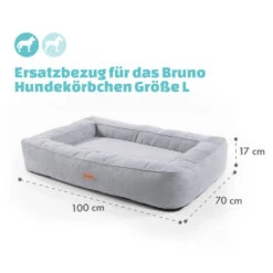 Balu Hundebett Ersatzbezug Waschbar Rutschfest Atmungsaktiv Größe L -Gartenmöbel 10037654 de 0004 logo