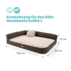 Odin Hundesofa Ersatzbezug Waschbar Rutschfest Atmungsaktiv Größe L -Gartenmöbel 10037659 de 0004 logo