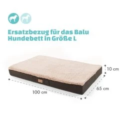 Balu L Hundebett Ersatzbezug Waschbar Rutschfest Atmungsaktiv Größe L -Gartenmöbel 10037680 de 0004 logo