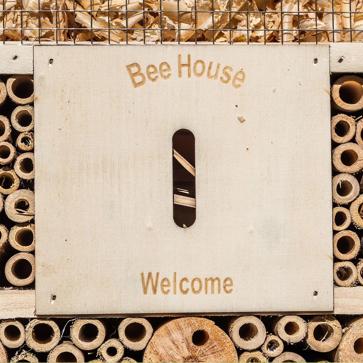 Insektenhotel Mit Flachdach Aufhängung Ganzjährig Bewohnbar Holz 5 Insektenhotel Mit Flachdach Aufhängung Ganzjährig Bewohnbar Holz – Bild 5