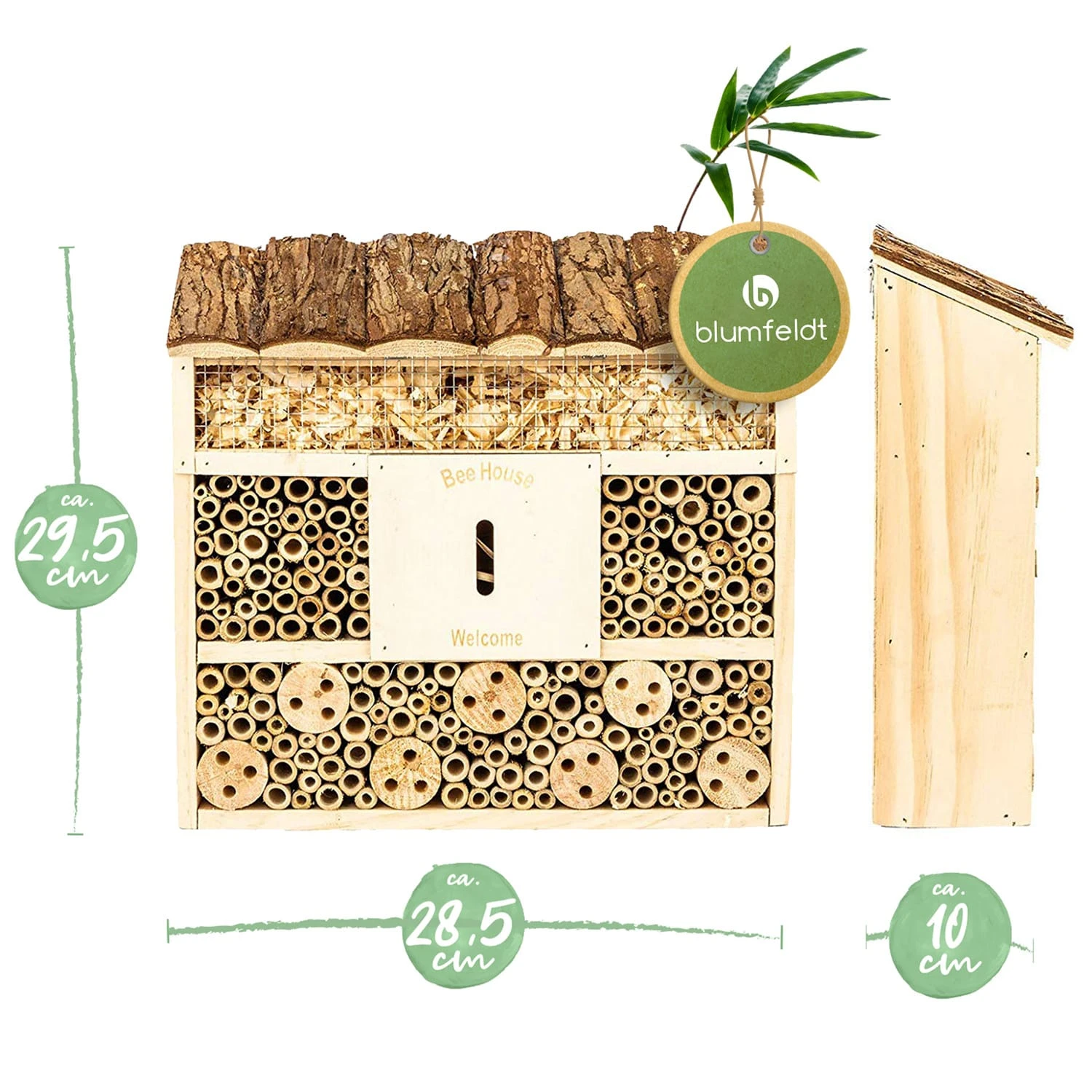 Insektenhotel Mit Flachdach Aufhängung Ganzjährig Bewohnbar Holz 7 Insektenhotel Mit Flachdach Aufhängung Ganzjährig Bewohnbar Holz – Bild 7