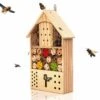 Insektenhotel Mit Farbklecksen Ganzjährig Bewohnbar Pinienholz