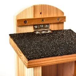 Futterhaus Für Eichhörnchen Flachdach Zedernholz Bitumen Unbehandelt -Gartenmöbel 10038115 yy 0004 logo
