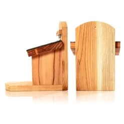 Futterhaus Für Eichhörnchen Flachdach Zedernholz Bitumen Unbehandelt -Gartenmöbel 10038115 yy 0007 logo