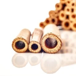 Bambusröhrchen 70 Stück Je 10 Cm Länge Holzfarben -Gartenmöbel 10038136 yy 0004 logo