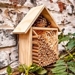 Bambusröhrchen 70 Stück Je 10 Cm Länge Holzfarben -Gartenmöbel 10038136 yy 0005 logo