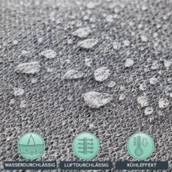 Dreieckiges Sonnensegel 3x3x3 M Befestigungsringe PE Luftdurchlässig 8 Dreieckiges Sonnensegel 3x3x3 M Befestigungsringe PE Luftdurchlässig -Gartenmöbel 10038147 de 0003 logo