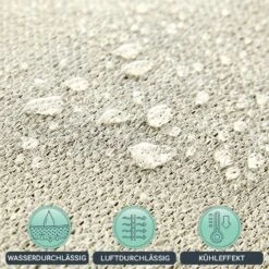 Rechteckiges Sonnensegel 4x4 M Polyester Luftdurchlässig -Gartenmöbel 10038152 de 0003 logo