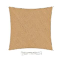 Rechteckiges Sonnensegel 5x5 M Polyester Luftdurchlässig