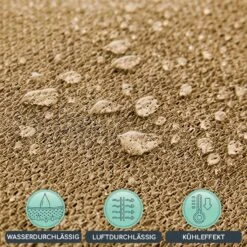 Rechteckiges Sonnensegel 5x7 M Polyester Luftdurchlässig -Gartenmöbel 10038178 de 0003 logo