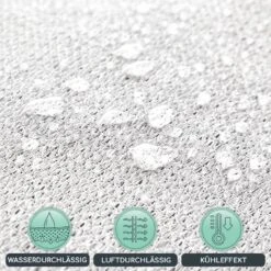 Dreieckiges Sonnensegel 3x3x3 M Polyester Luftdurchlässig -Gartenmöbel 10038200 de 0003 logo