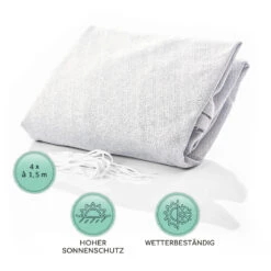 Dreieckiges Sonnensegel 3x3x3 M Polyester Luftdurchlässig -Gartenmöbel 10038200 de 0005 logo