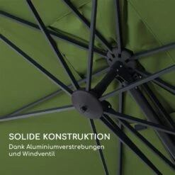 Saint-Tropez Ampelschirm 3-Achsen-Rotation 360° Drehbar 3 X 3,55 M UV-Schutz 50+ -Gartenmöbel 10038320 de 0003 logo