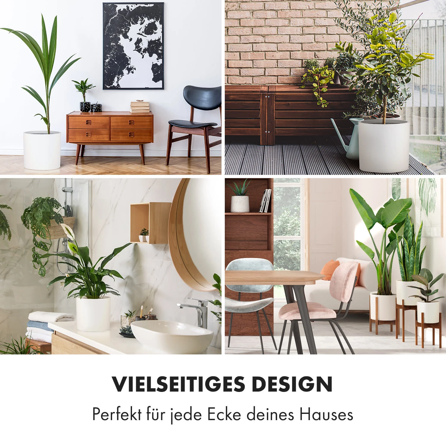 Gendt Pflanztopf Übertopf Faserstein In/Outdoor 2 Gendt Pflanztopf Übertopf Faserstein In/Outdoor – Bild 2