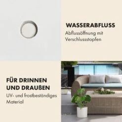 Gendt Pflanztopf Übertopf 3er-Set 3 Größen S/M/L Faserstein In/Outdoor -Gartenmöbel 10038475 de 0004 usp