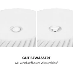 Heusden Blumentopf 2er-Set Polystone Pflanzenfreundlich Handgemacht 3D-Optik -Gartenmöbel 10038484 de 0003 logo