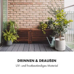 Heusden Blumentopf 2er-Set Polystone Pflanzenfreundlich Handgemacht 3D-Optik -Gartenmöbel 10038484 de 0005 logo