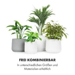 Heusden Blumentopf 2er-Set Polystone Pflanzenfreundlich Handgemacht 3D-Optik -Gartenmöbel 10038484 de 0006 logo